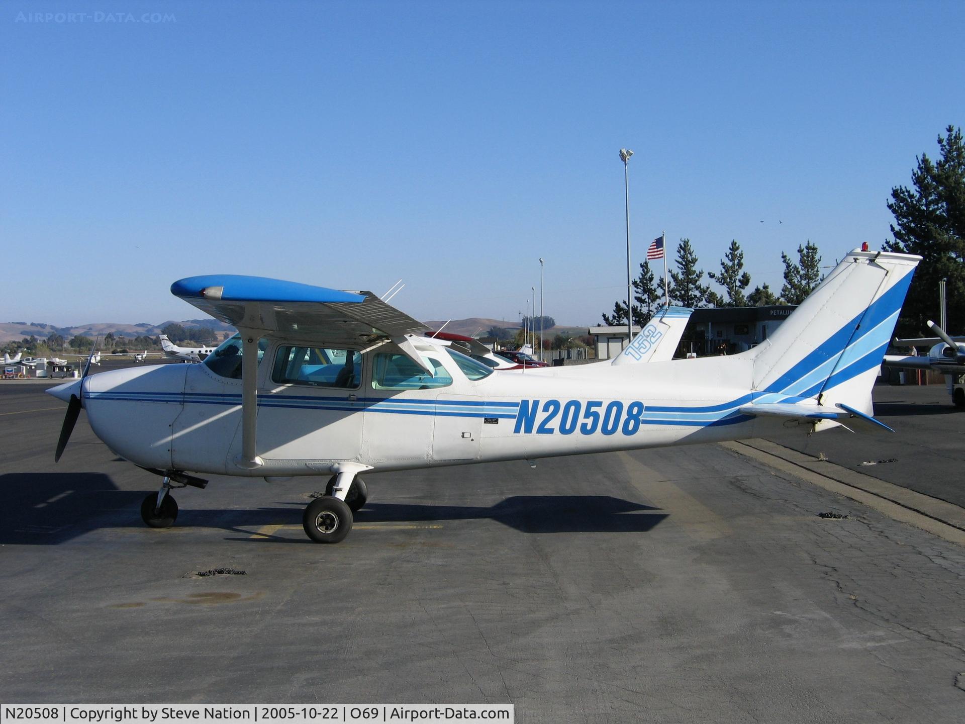 N20508, 1973 Cessna 172M C/N 17261349, Sharp 1973 Cessna 172M at Petaluma Muncipal, CA