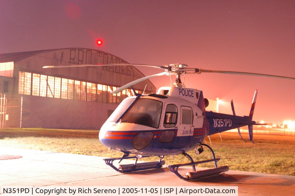 N351PD, 2000 Eurocopter AS-350B-2 Ecureuil C/N 3298, Night Shot of N351PD