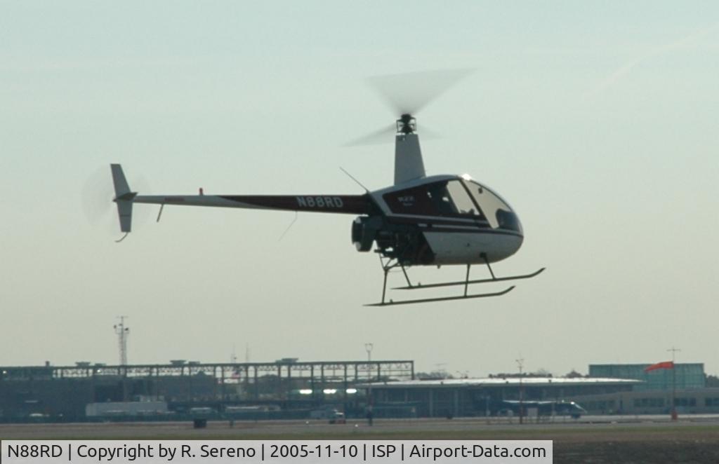N88RD, 1992 Robinson R22 BETA C/N 2214, N88RD Hover Taxi to A&P Ramp