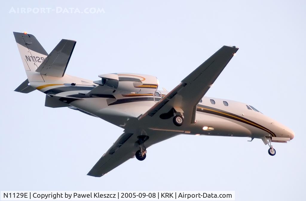 N1129E, Cessna 560XL Citation C/N 560-5112, landing