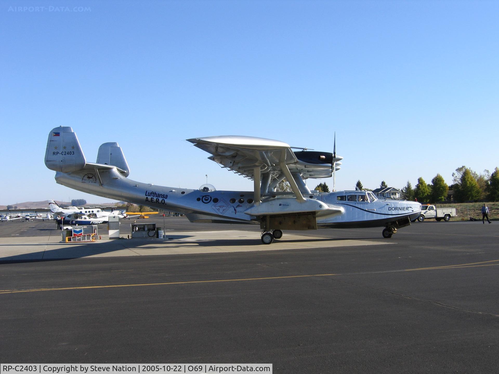 RP-C2403, 2000 Dornier Do-24ATT C/N 5345, Seair Inc. Dornier DO 24TT on 2005 world tour at Petaluma Municipal, CA