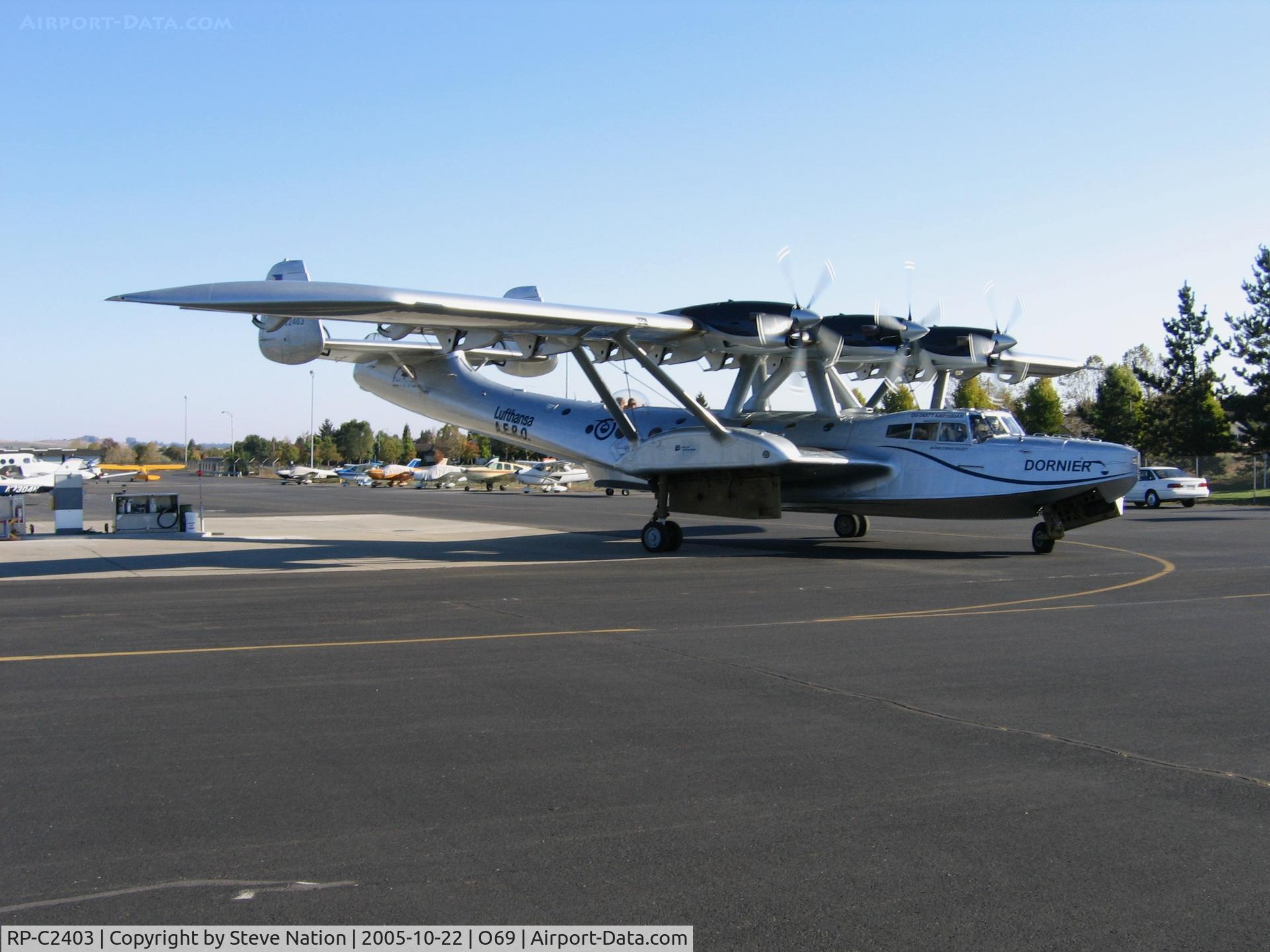 RP-C2403, 2000 Dornier Do-24ATT C/N 5345, Seair Inc. Dornier DO 24TT on 2005 world tour at Petaluma Municipal, CA