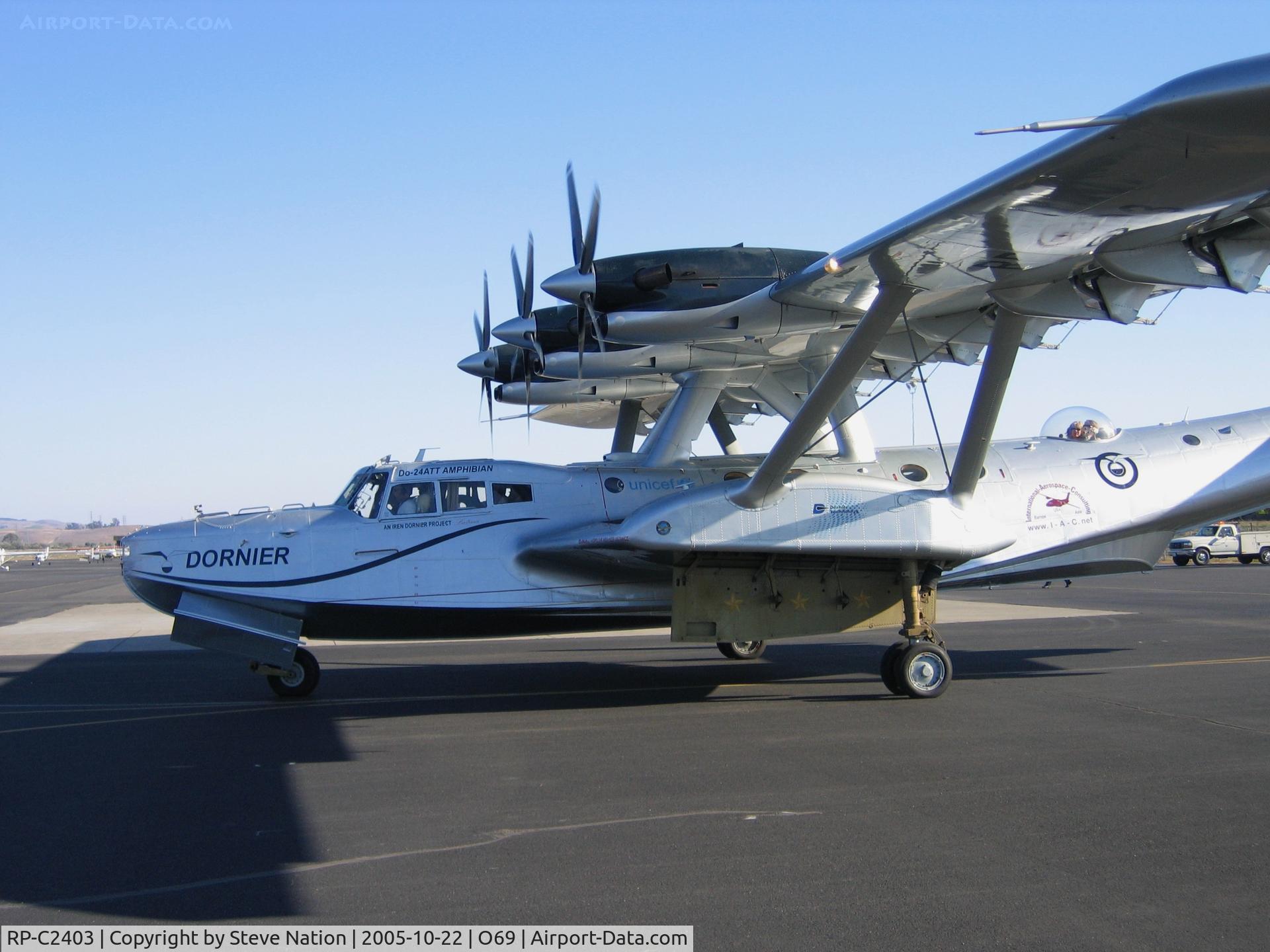 RP-C2403, 2000 Dornier Do-24ATT C/N 5345, Seair Inc. Dornier DO 24TT on 2005 world tour at Petaluma Municipal, CA