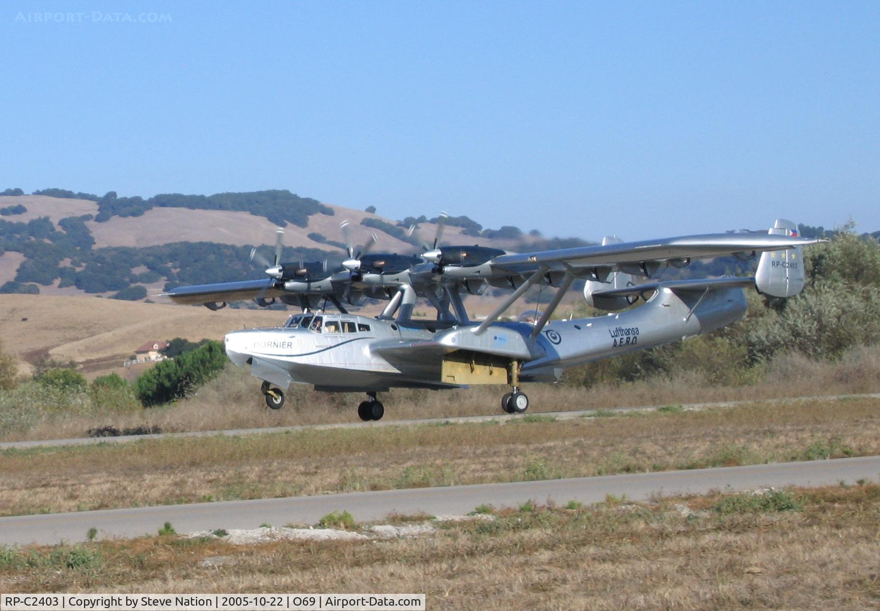 RP-C2403, 2000 Dornier Do-24ATT C/N 5345, Seair Inc. Dornier DO 24TT on 2005 world tour at Petaluma Municipal, CA