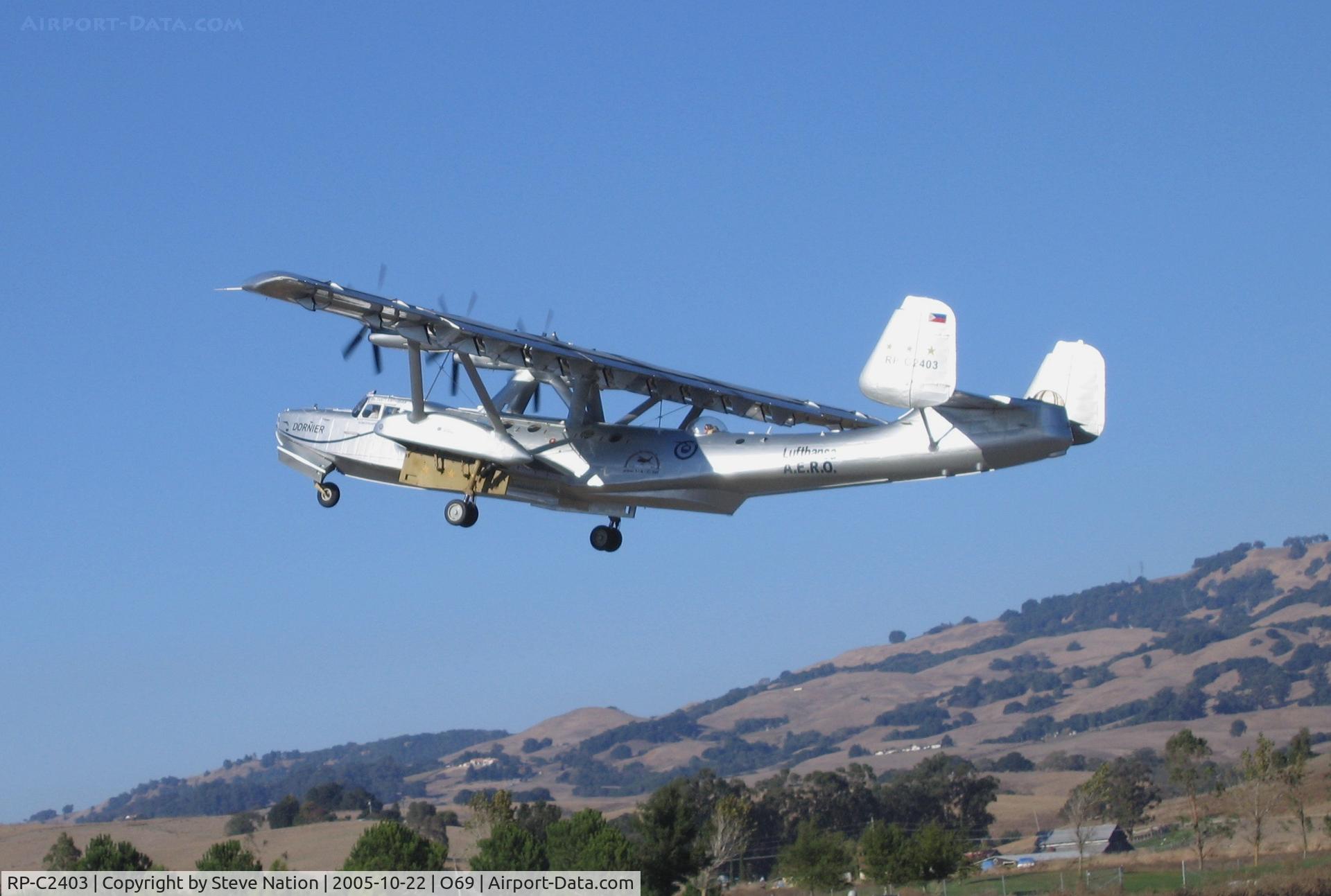 RP-C2403, 2000 Dornier Do-24ATT C/N 5345, Seair Inc. Dornier DO 24TT on 2005 world tour at Petaluma Municipal, CA