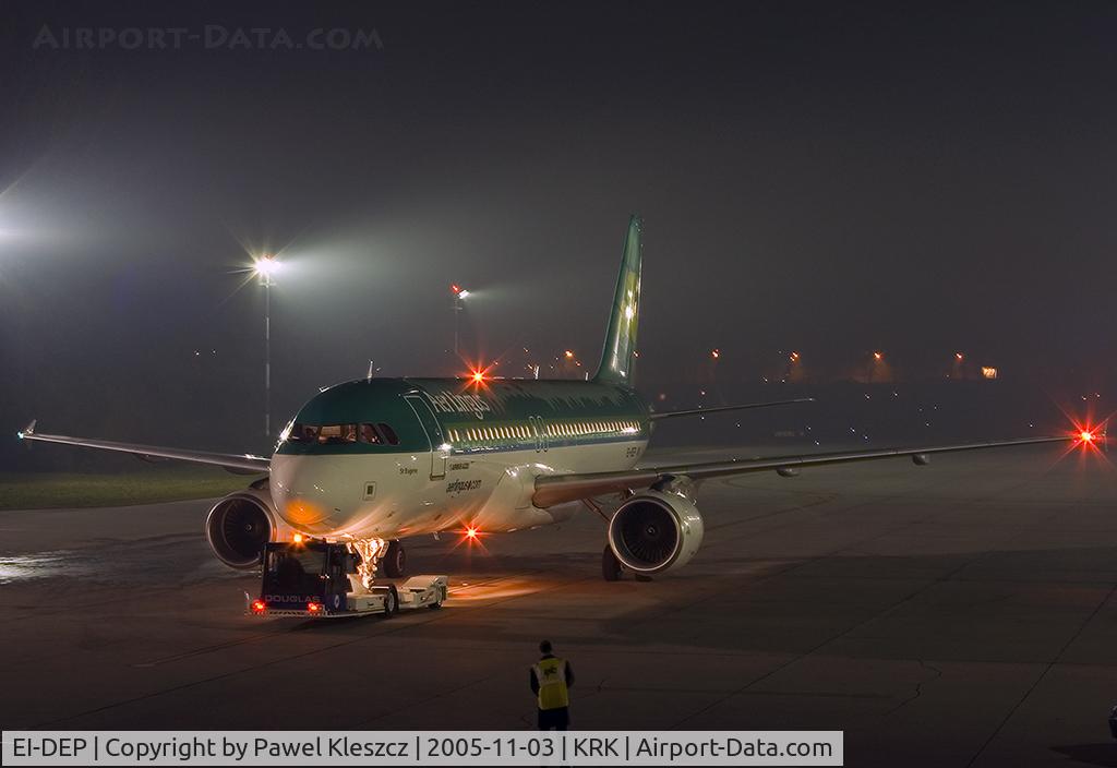 EI-DEP, 2005 Airbus A320-214 C/N 2542, First official fly Air Lingus fly from Dublin to Kraków