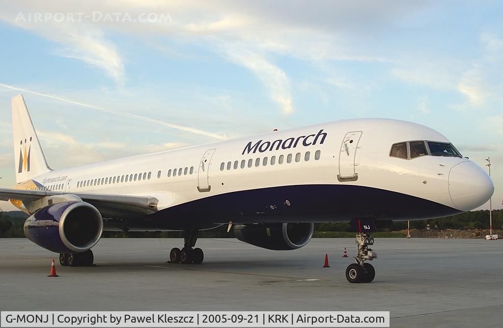 G-MONJ, 1988 Boeing 757-2T7 C/N 24104, visit in Kraków