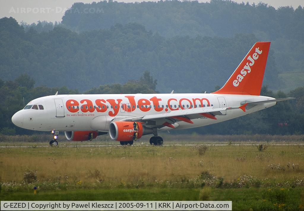 G-EZED, 2004 Airbus A319-111 C/N 2170, Breakes on!