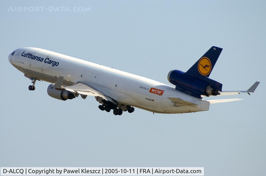 D-ALCQ, 1993 McDonnell Douglas MD-11F C/N 48431, takeoff