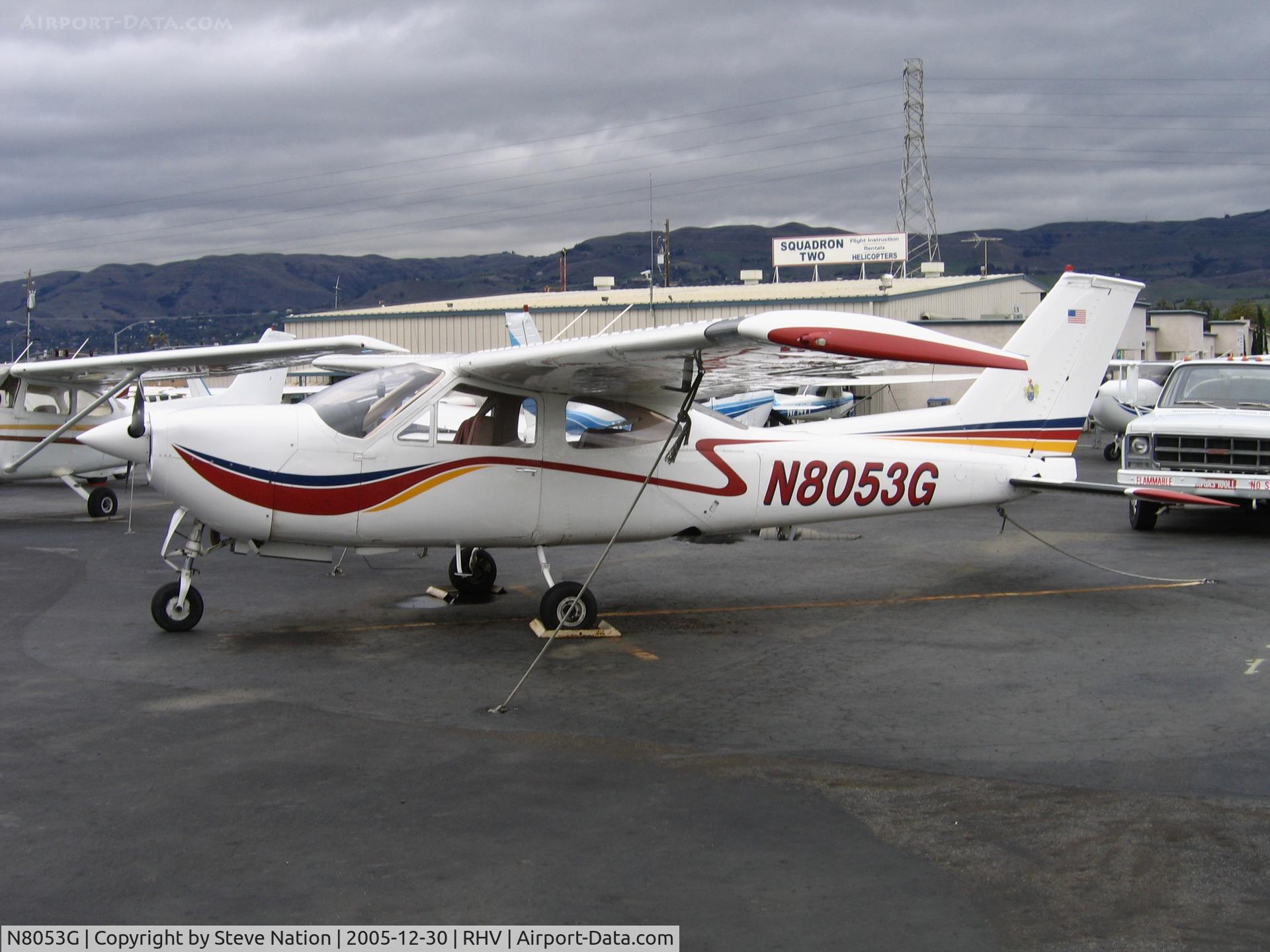N8053G, 1971 Cessna 177RG Cardinal C/N 177RG0053, 1971 Cessna 172RG between rainstorms at Reid-Hillview Airport, San Jose, CA