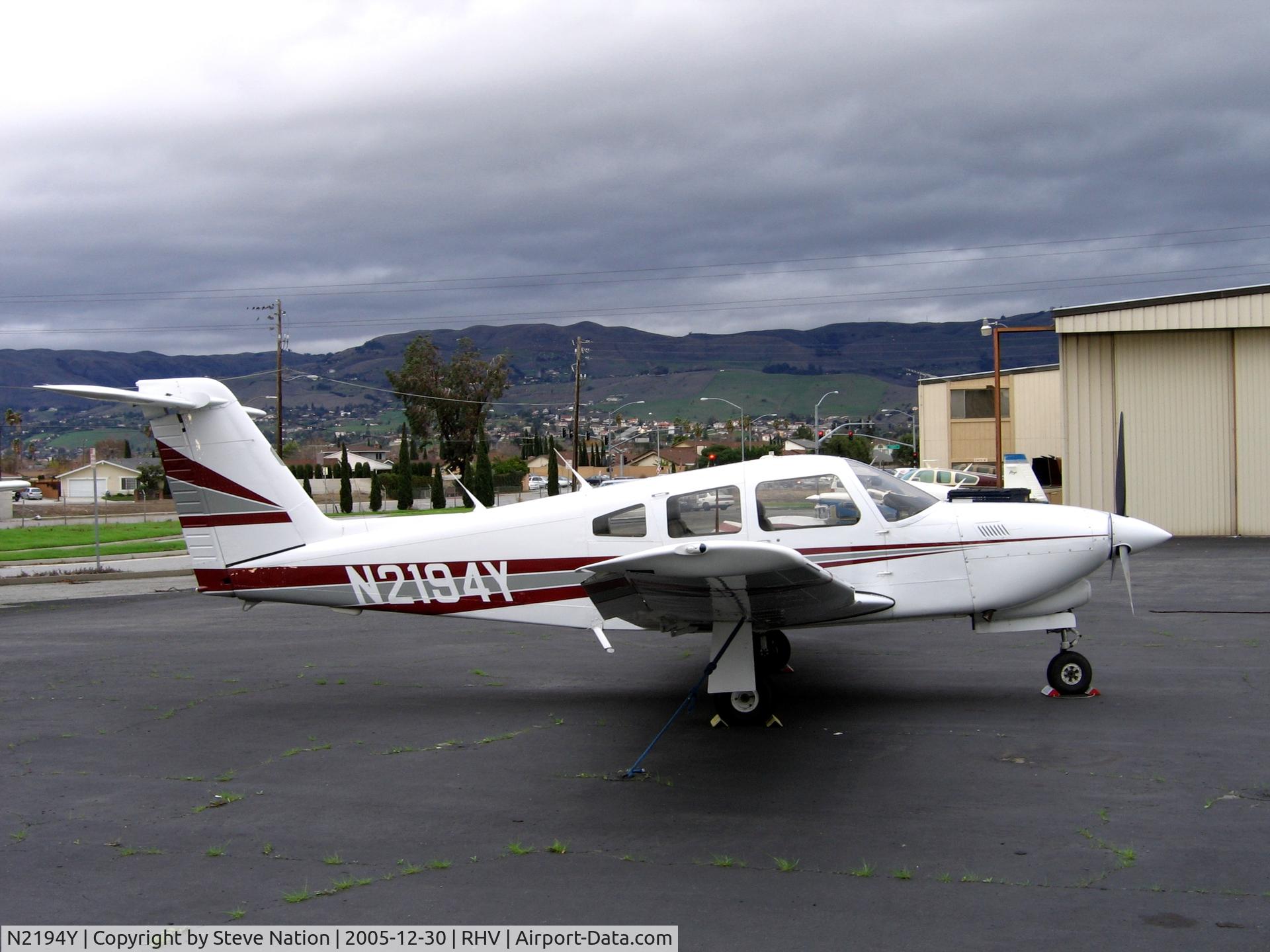 N2194Y, 1979 Piper PA-28RT-201T Arrow IV C/N 28R-7931149, 1979 Piper PA-28RT-201T between rainstorms at Reid-Hillview Airport, San Jose, CA
