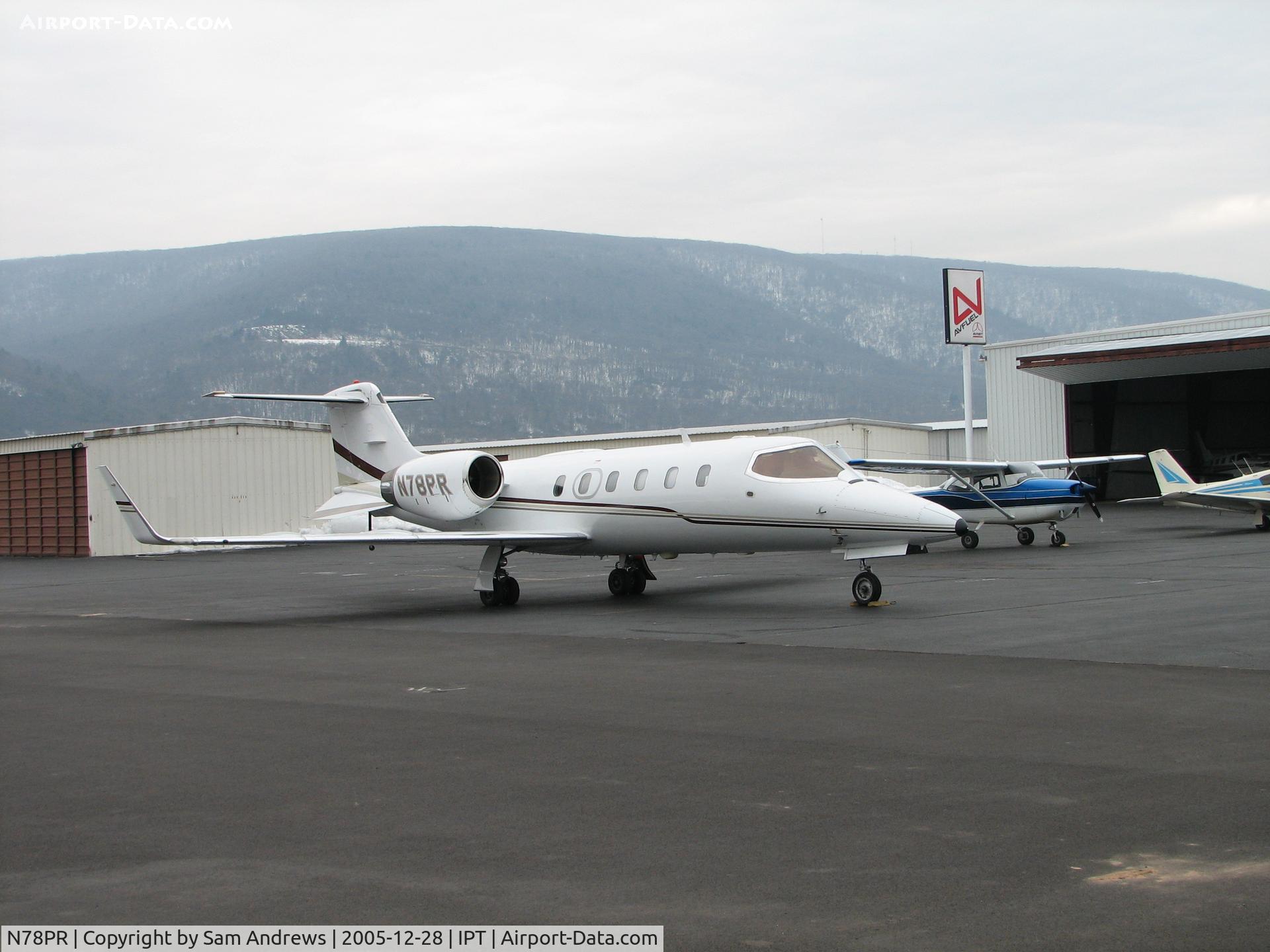 N78PR, 1994 Learjet Inc 31A C/N 090, Sitting on the GA Ramp at Williamsport, PA