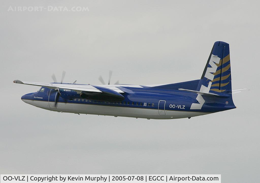OO-VLZ, 1992 Fokker 50 C/N 20264, Soaring away back to Belgium.