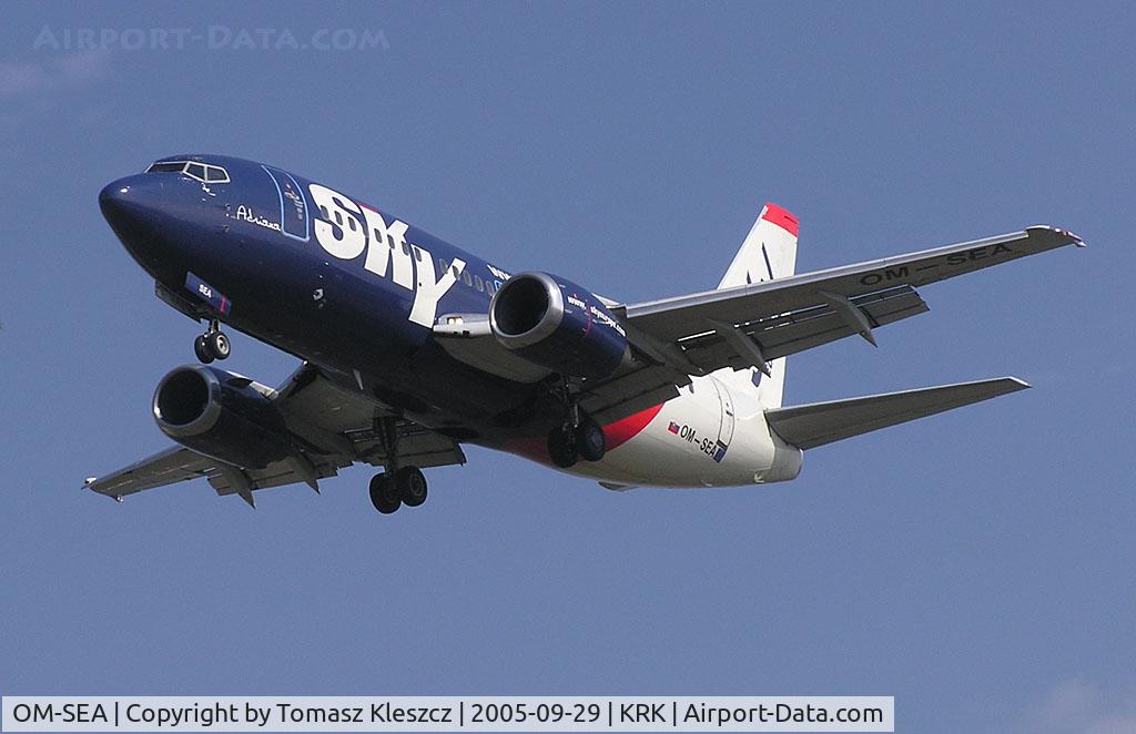 OM-SEA, 1992 Boeing 737-500 C/N 25186, Boeing 737-500
