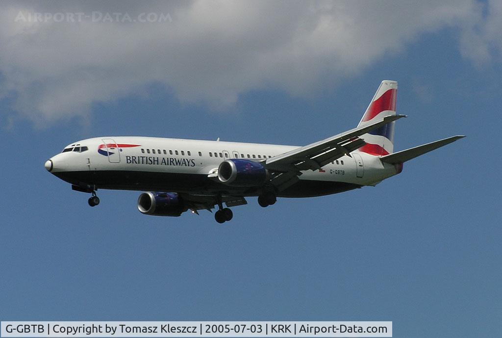 G-GBTB, 1993 Boeing 737-436 C/N 25860, Landing