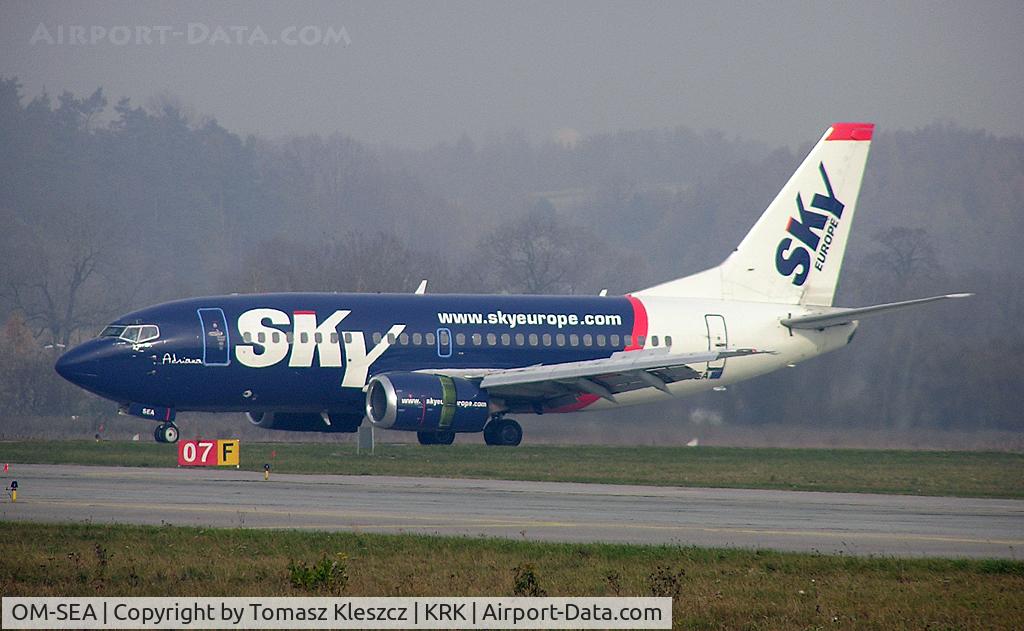 OM-SEA, 1992 Boeing 737-500 C/N 25186, Taxi