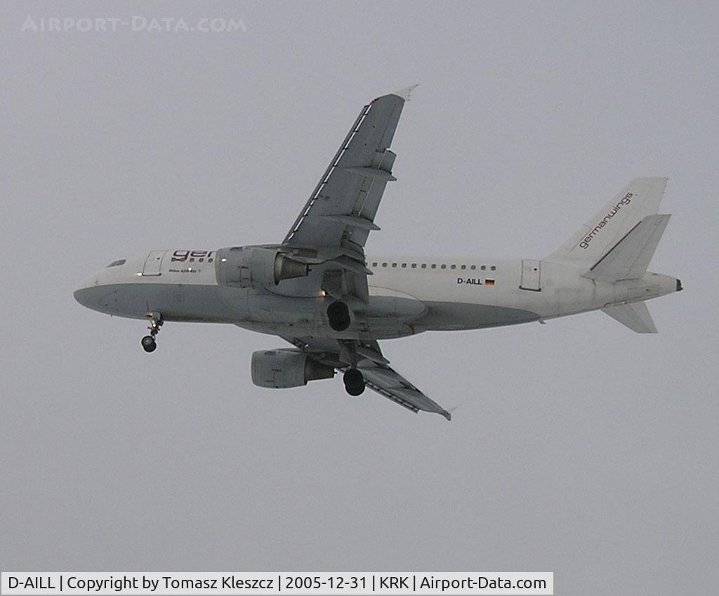 D-AILL, 1997 Airbus A319-114 C/N 689, Landing