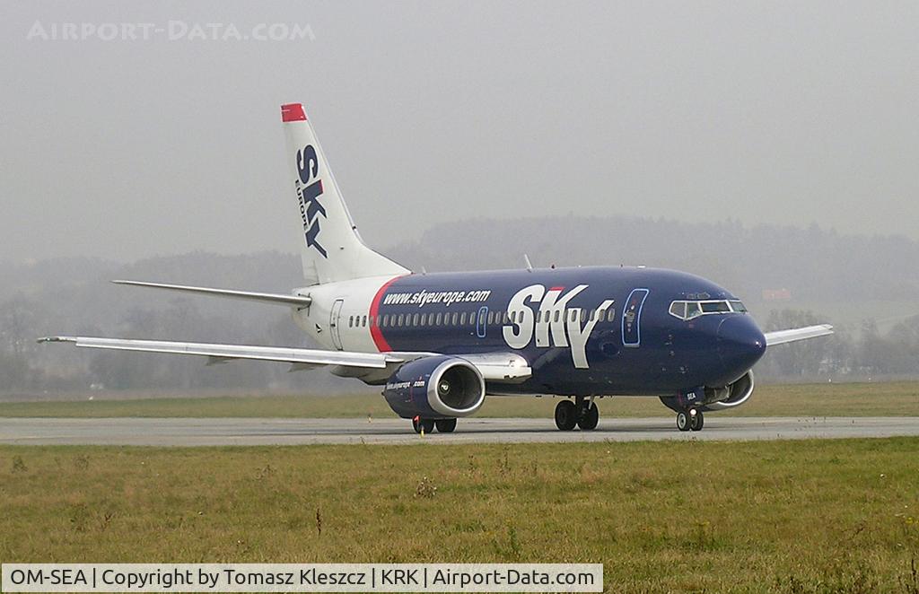 OM-SEA, 1992 Boeing 737-500 C/N 25186, Taxi