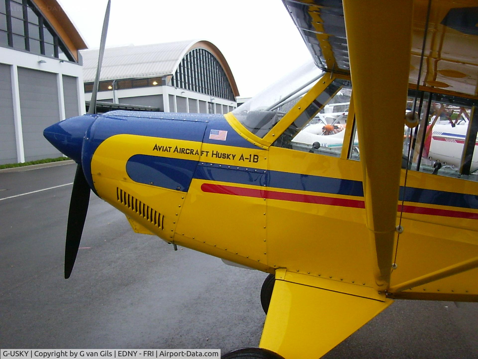 G-USKY, 2004 Aviat A-1B Husky C/N 2261, Seen at the Friedrichshaven airshow (april 2005)