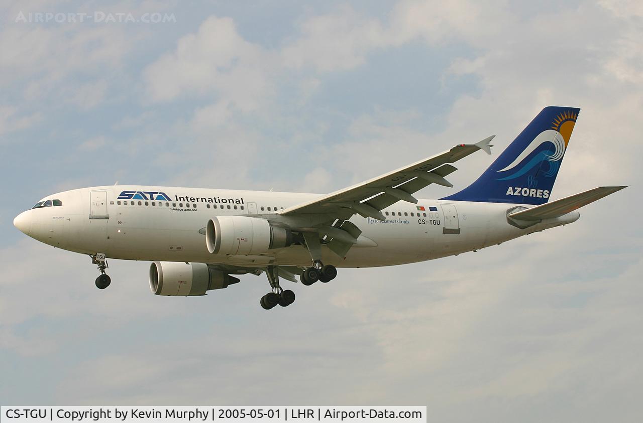 CS-TGU, 1991 Airbus A310-304 C/N 571, We dont often see these here.