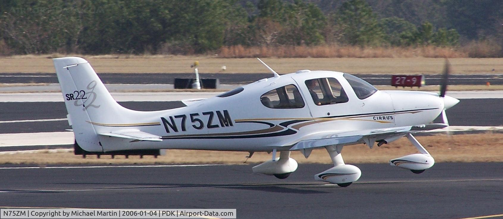 N75ZM, 2004 Cirrus SR22 G2 C/N 1045, Takeoff from 20R