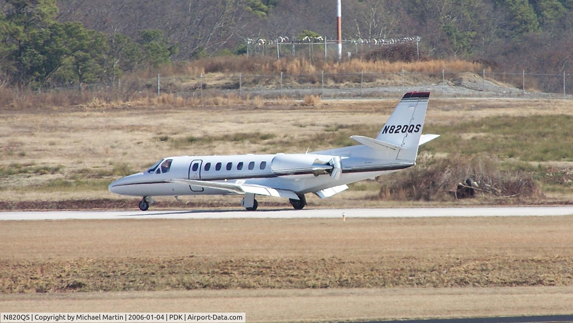 N820QS, 2004 Cessna 560 Citation Encore C/N 560-0650, Landing PDK on 2R