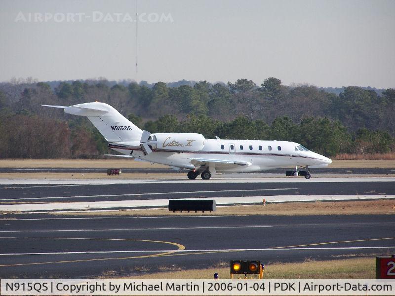 N915QS, 1996 Cessna 750 Citation X Citation X C/N 750-0015, Landing PDK on 20L
