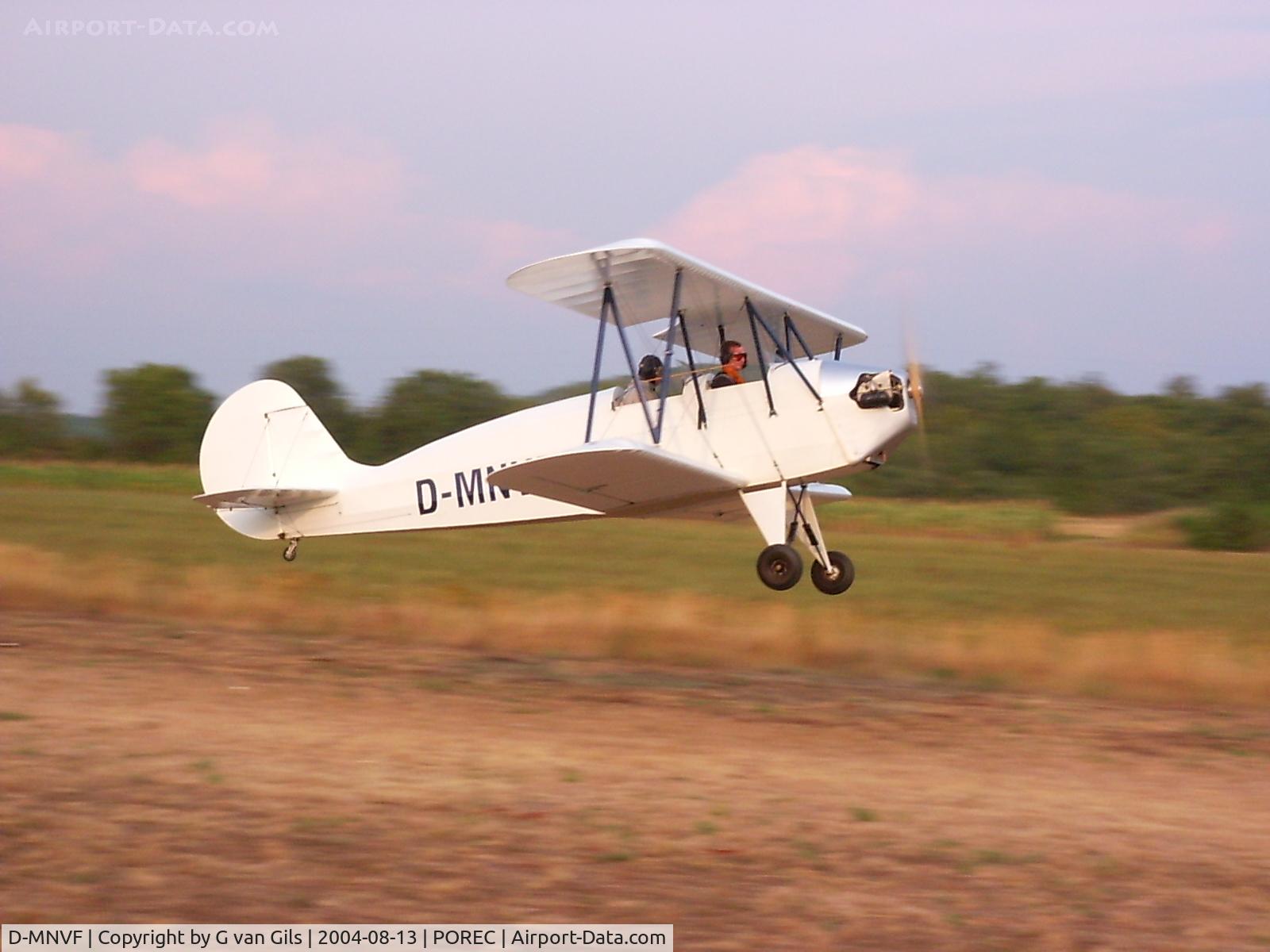 D-MNVF, Flugtechnik Herringhausen Vagabund C/N Not found D-MNVF, The D-MNVF just after take-off from the former microlight airfield at Porec in Croatia.