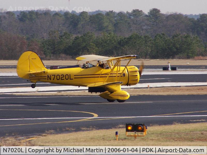 N7020L, 1999 Waco YMF-F5C C/N F5C085, Landing PDK on 20R