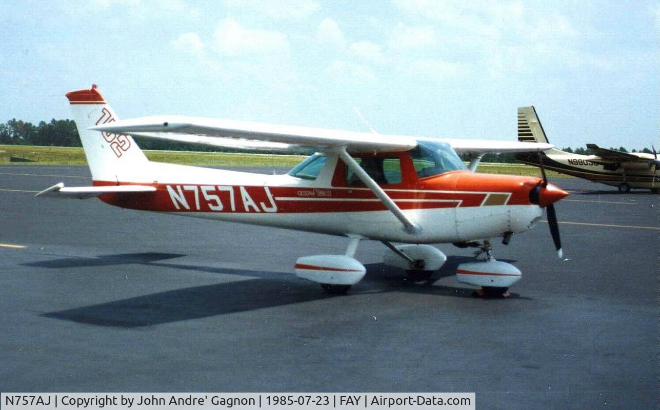N757AJ, 1977 Cessna 152 C/N 15279583, On ramp at FBO. Photo taken by owner.