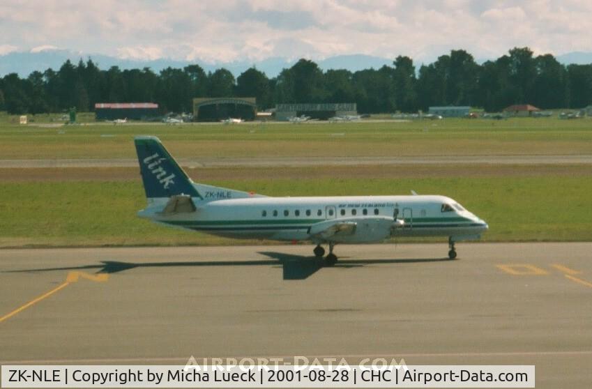 ZK-NLE, 1986 Saab 340A C/N 340A-067, in old Air New Zealand Link colours (Air Nelson)