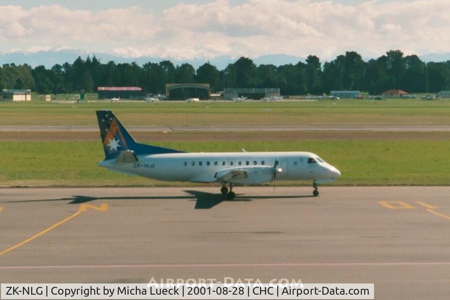 ZK-NLG, Saab SF340A C/N 340A-151, A rare sight: A while after the collapse of Ansett New Zealand was this aircraft seen still in AN colours