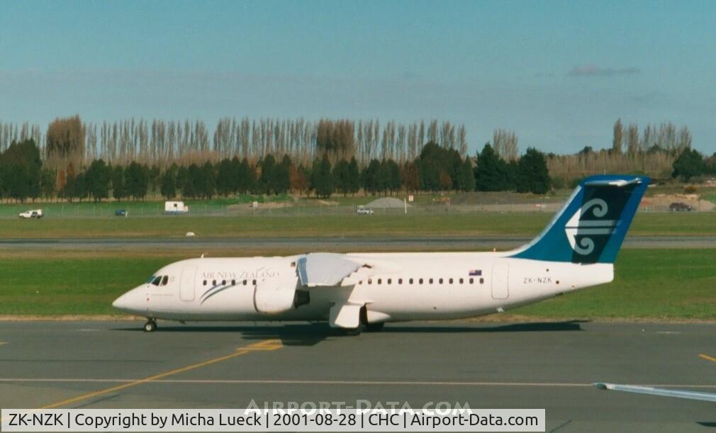 ZK-NZK, 1990 British Aerospace BAe.146-300 C/N E3190, After the collapse of Ansett New Zealand Air New Zealand (Mount Cook Airlines) operated a few BAe146 for a while