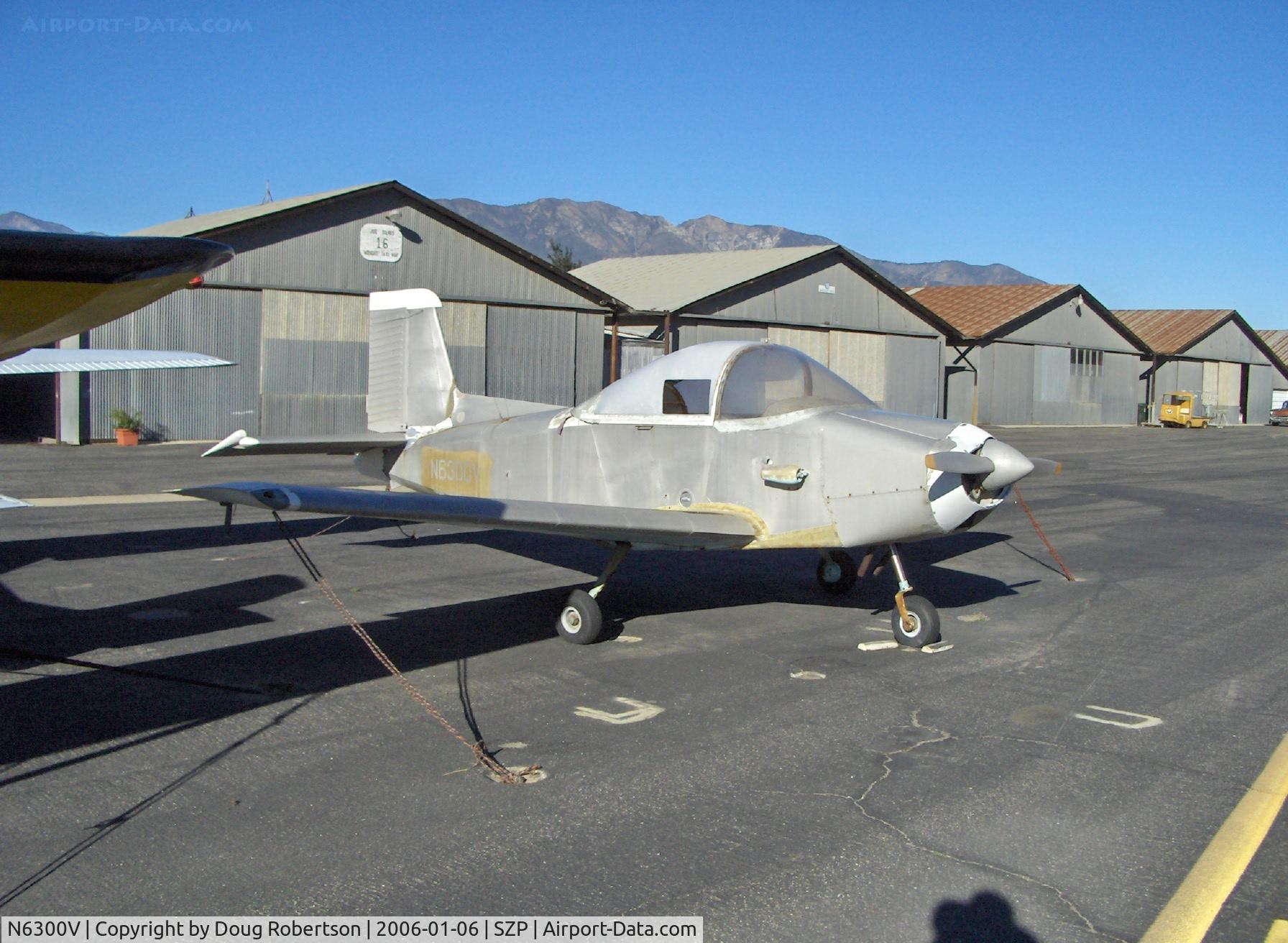 N6300V, 1964 Victa Airtourer 100 C/N 74, 1964 VICTA AIRTOURER 100 2 seat fully aerobatic, Lycoming O-290 140 Hp, 135 Hp continuous, This aircraft is the only one of its manufacture in America-hasn't flown in a long time, Experimental class