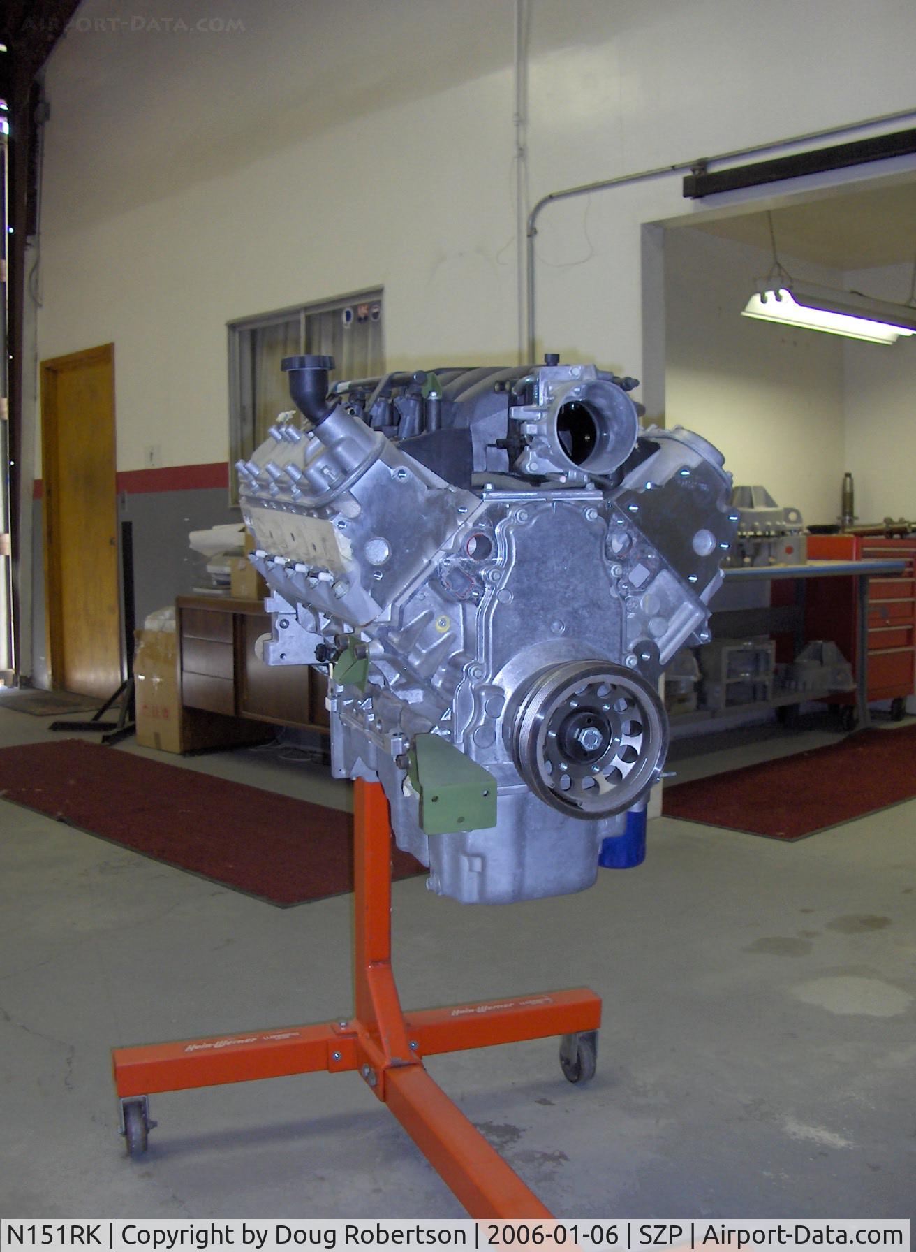 N151RK, 1998 North American TF-51 Replica C/N 060, LS6 Corvette engine build, rated 400 Hp, 410 Hp for takeoff