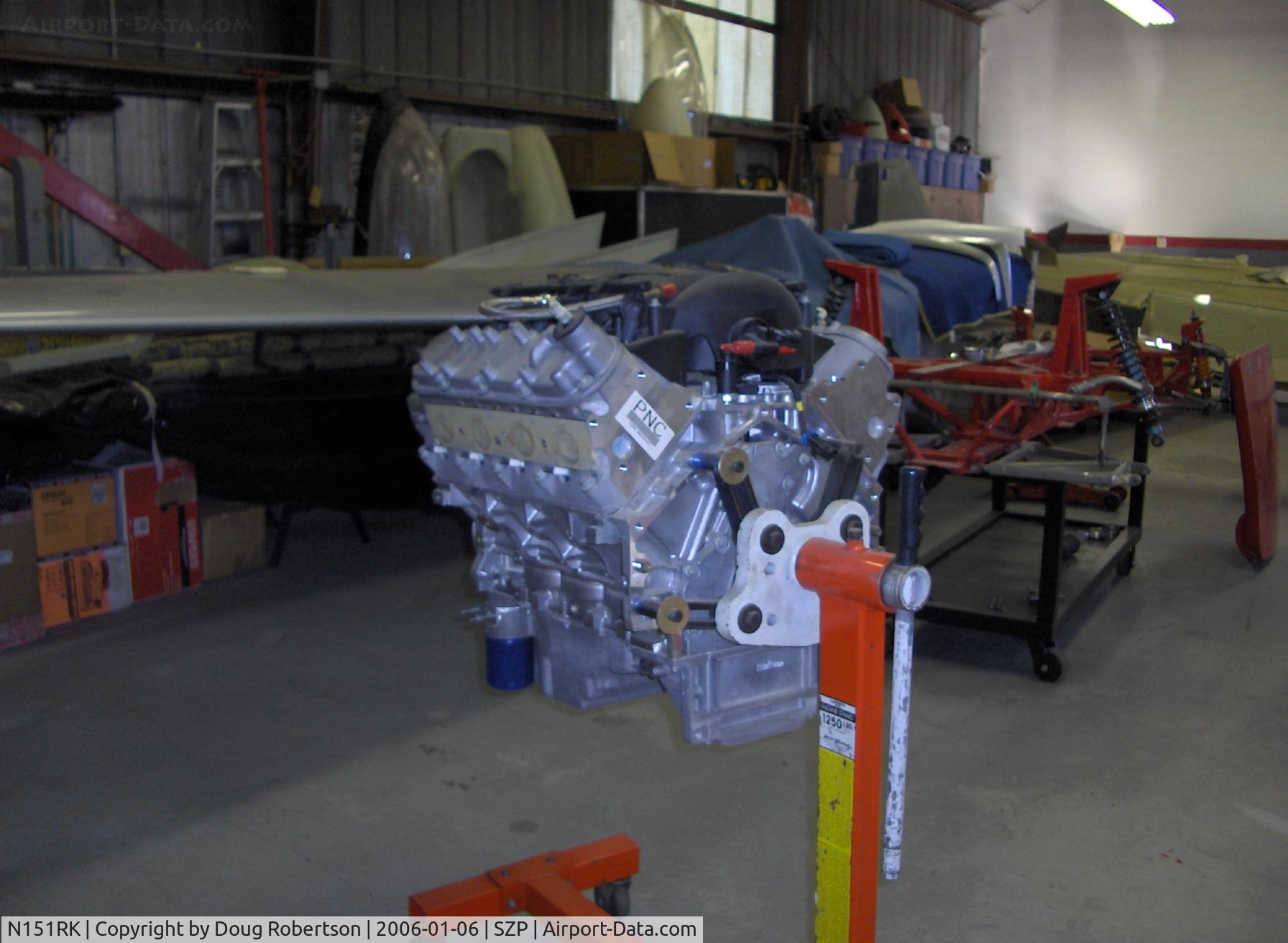 N151RK, 1998 North American TF-51 Replica C/N 060, LS6 Corvette engine build, rated 400 Hp, 410 Hp for takeoff