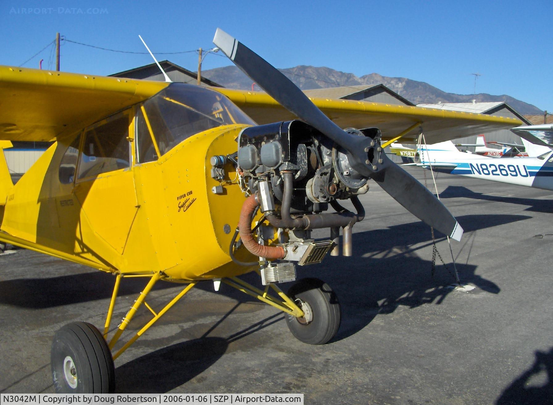 N3042M, 1947 Piper PA-12 Super Cruiser C/N 12-1734, 1947 Piper PA-12 SUPER CRUISER, Lycoming O-360 180 Hp (Field approval) Operated uncowled