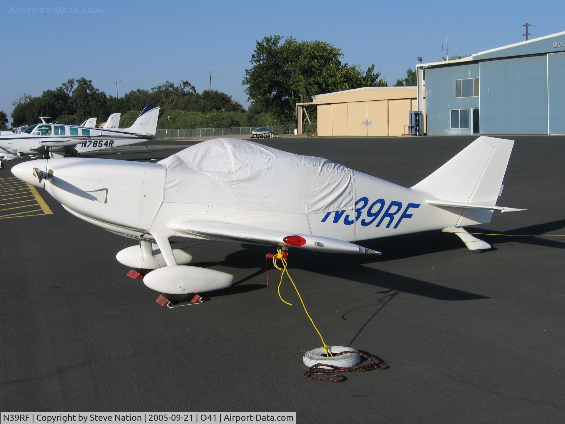 N39RF, 1996 Stoddard-Hamilton Glasair SH-2 C/N 532, 1996 Fraga Glassair SH-2 homebuilt at Woodland-Watts Municipal, CA