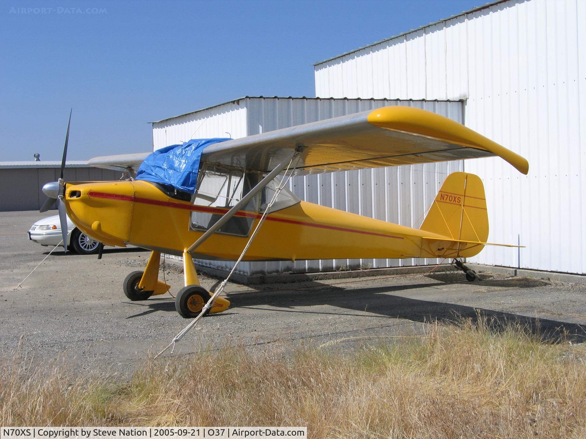 N70XS, 1994 Capella XS C/N 70XS, 1994 Rardin Capella XS homebuilt at Haigh Field Airport, Orland, CA