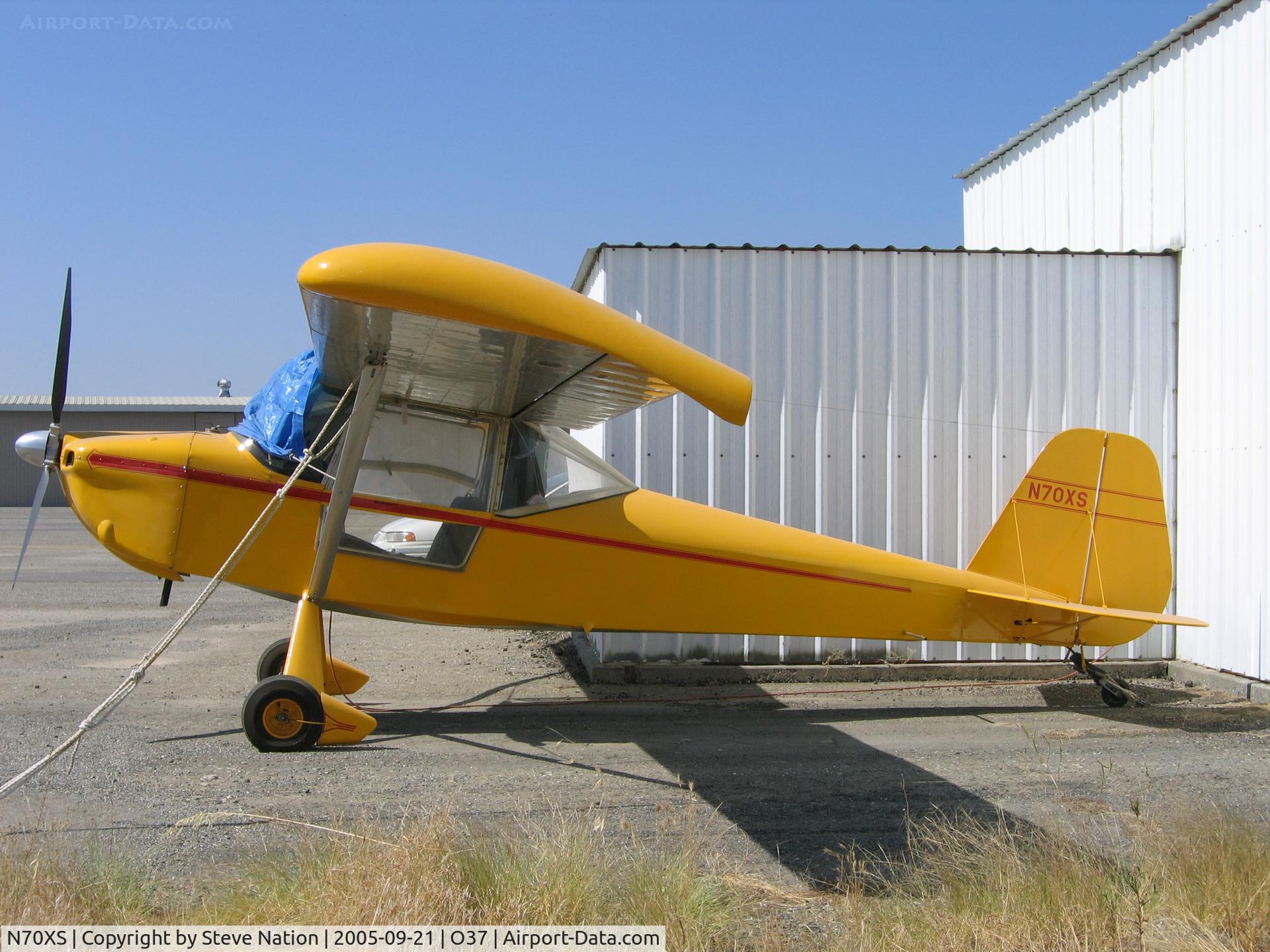 N70XS, 1994 Capella XS C/N 70XS, 1994 Rardin Capella XS homebuilt at Haigh Field Airport, Orland, CA