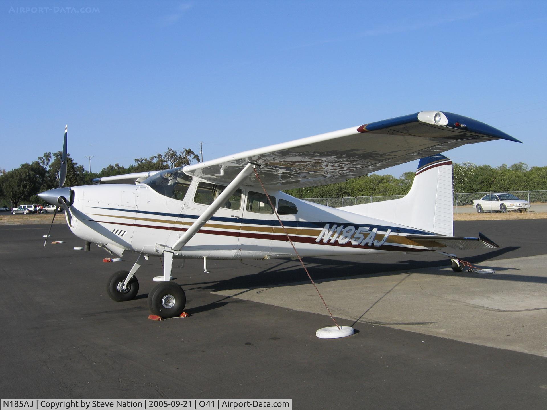 N185AJ, 1978 Cessna A185F Skywagon 185 C/N 18503560, Western Aviation 1978 Cessna A185F at Watts Airport, Woodland, CA