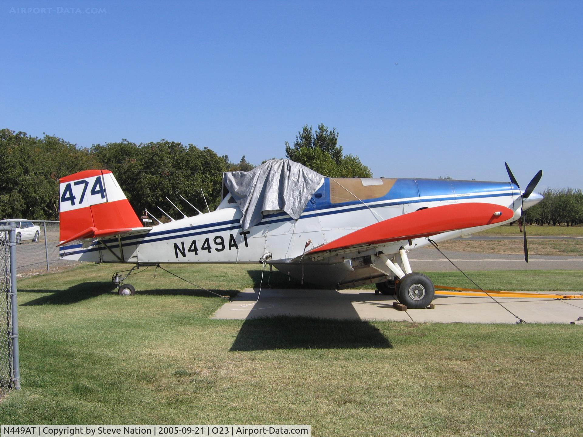 N449AT, 1992 Ayres S2R-G6 Thrush C/N G6-105, Hendrickson FS 1992 Ayres S2R-G6 air tanker #474