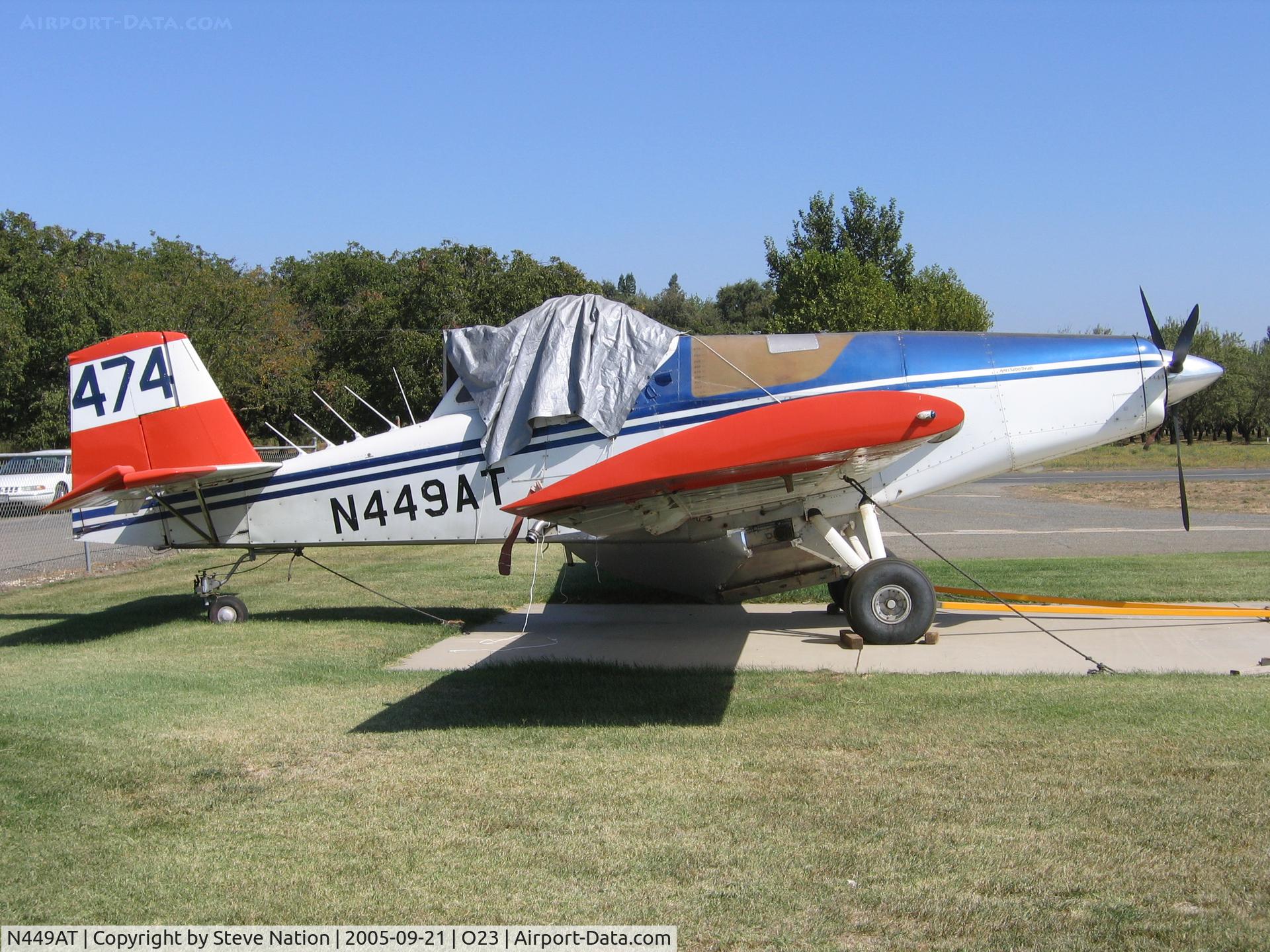N449AT, 1992 Ayres S2R-G6 Thrush C/N G6-105, Hendrickson FS 1992 Ayres S2R-G6 air tanker #474