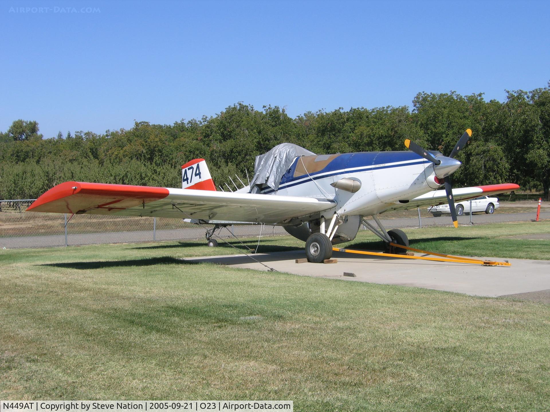 N449AT, 1992 Ayres S2R-G6 Thrush C/N G6-105, Hendrickson FS 1992 Ayres S2R-G6 air tanker #474