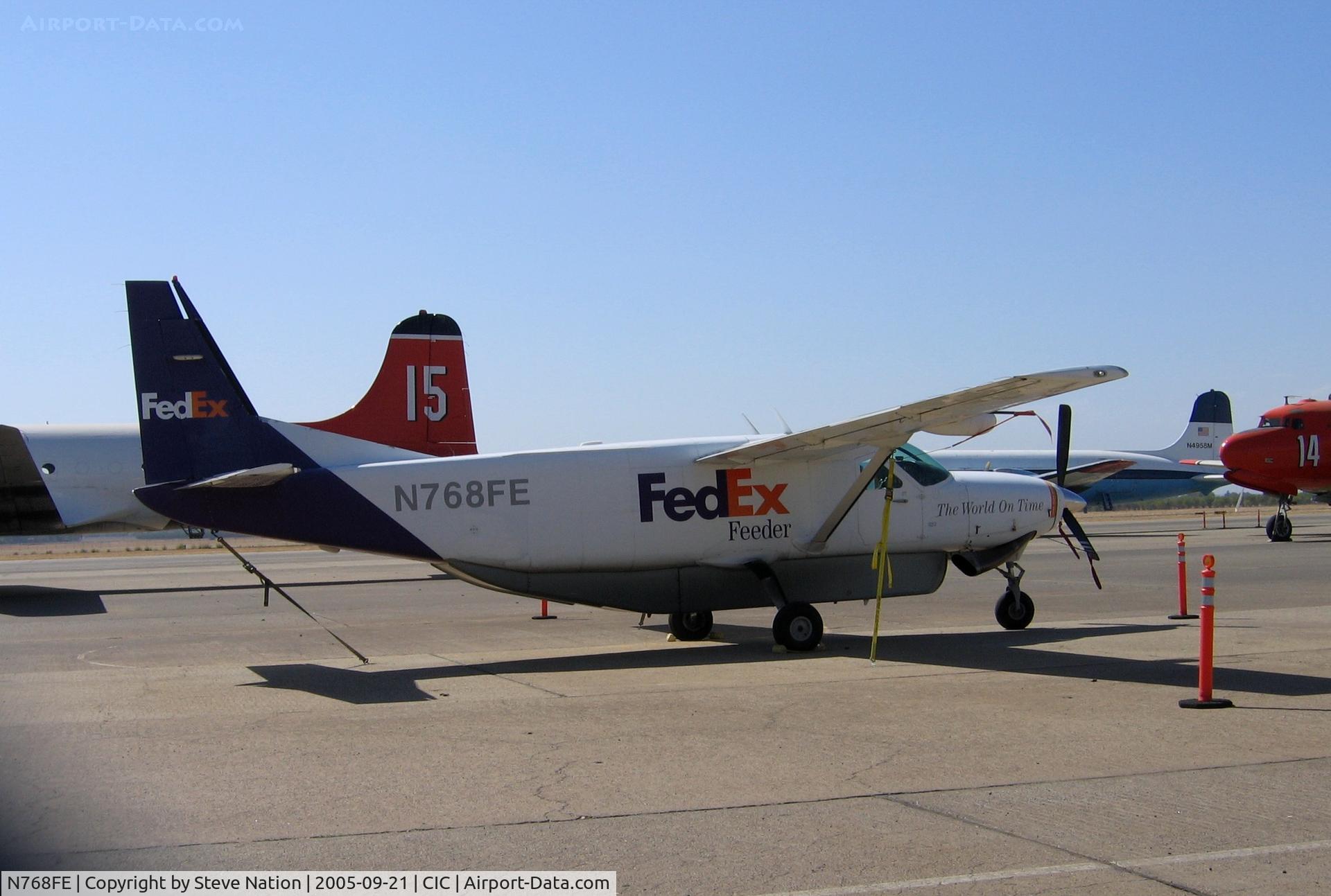N768FE, 1991 Cessna 208B Super Cargomaster C/N 208B-0263, Federal Express 1991 Cessna 208B at Chico Municipal Airport, CA