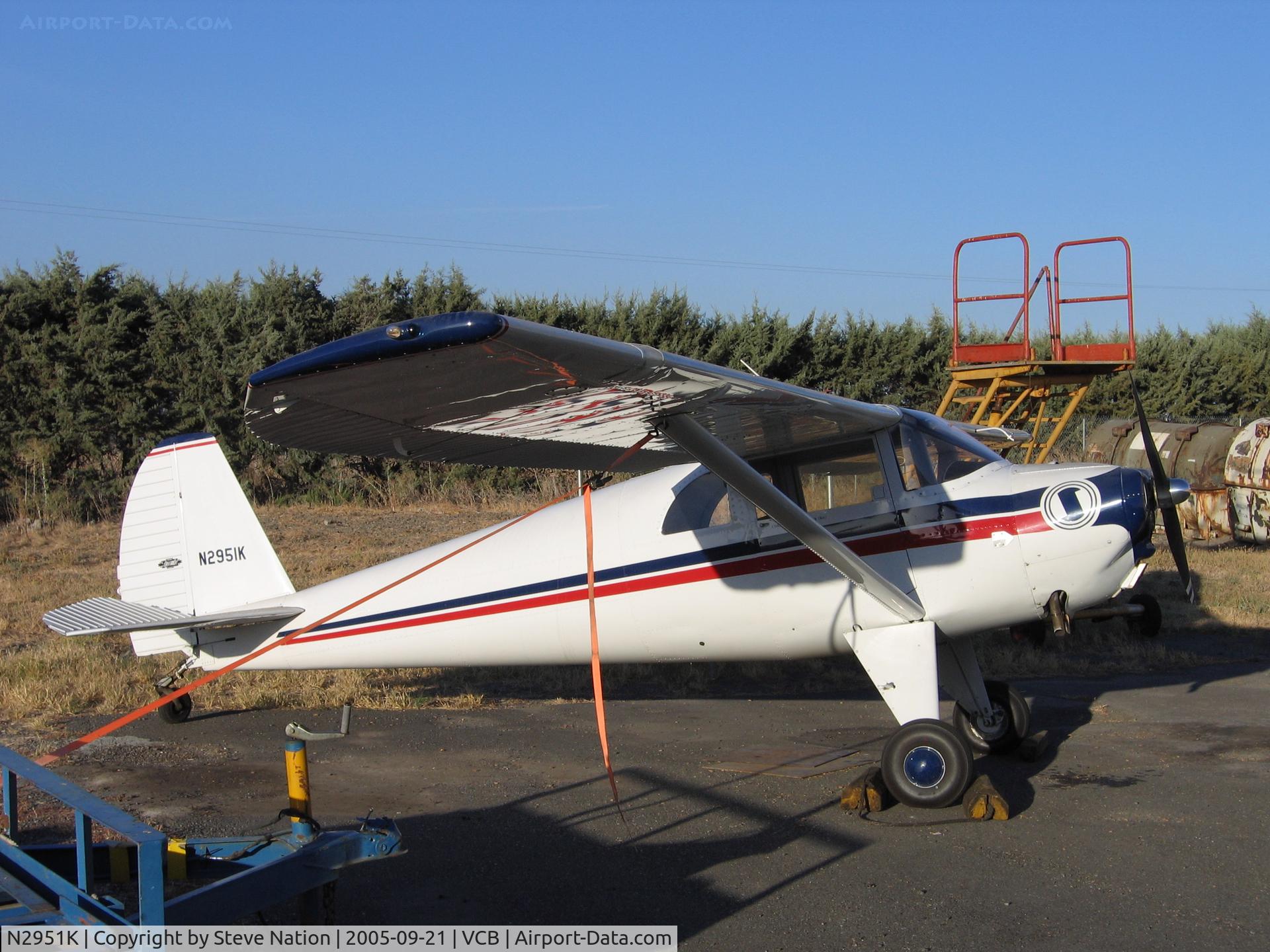 N2951K, 1947 Luscombe 8E Silvaire C/N 5678, 1947 Luscombe 8E at Nut Tree Airport, Vacaville, CA