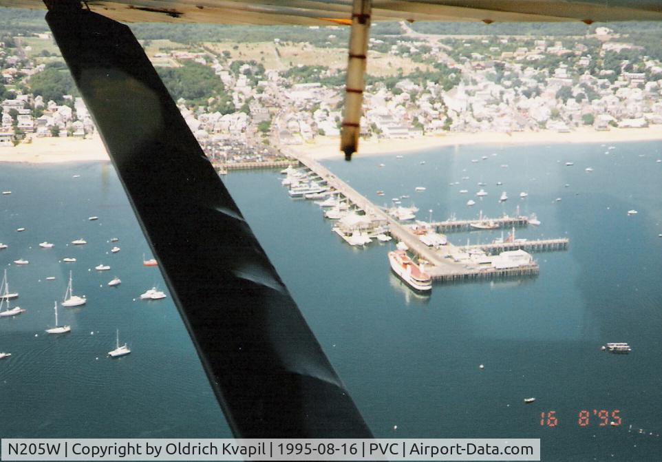 N205W, 1930 Stinson SM-8A Junior C/N 4029, View of Provincetown
