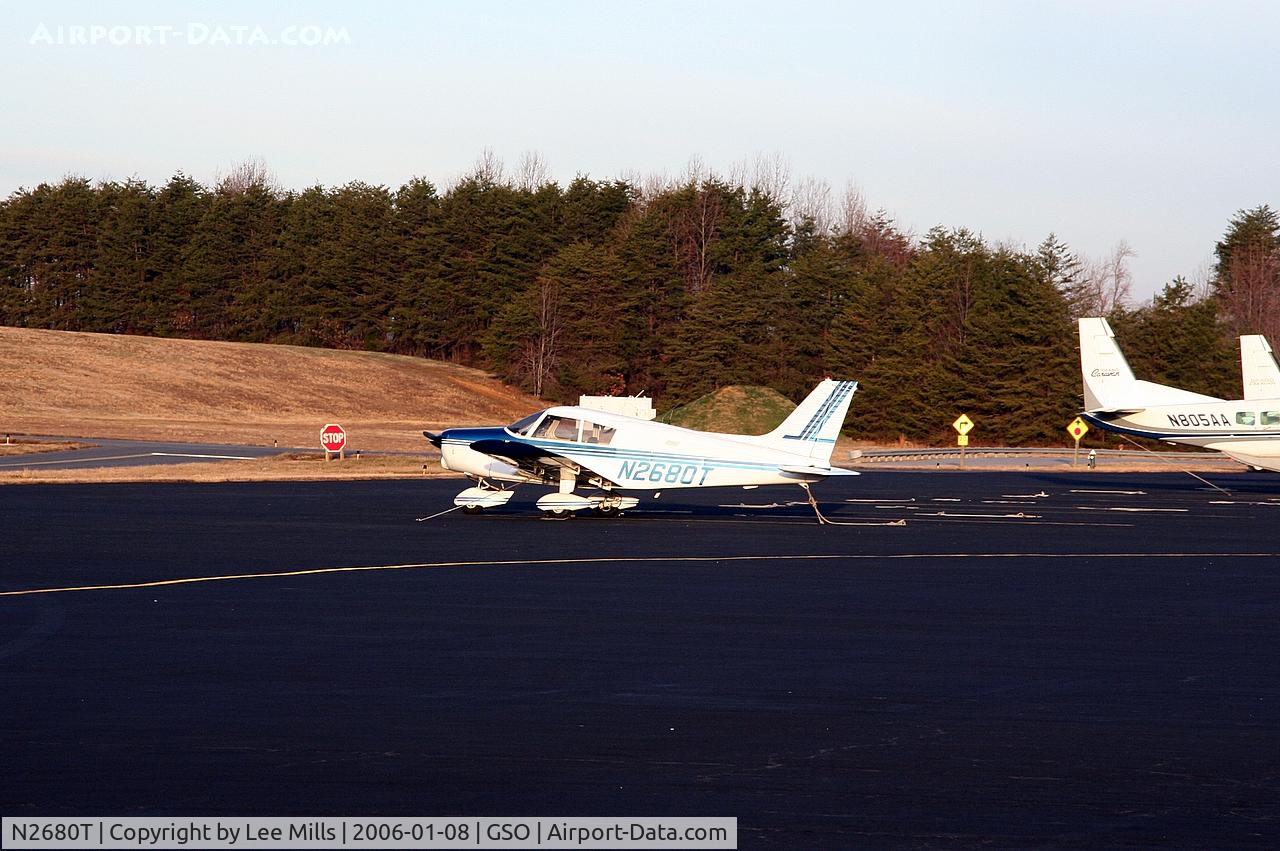 N2680T, 1971 Piper PA-28-140 C/N 28-7225085, On the GA Ramp in Greensboro, NC