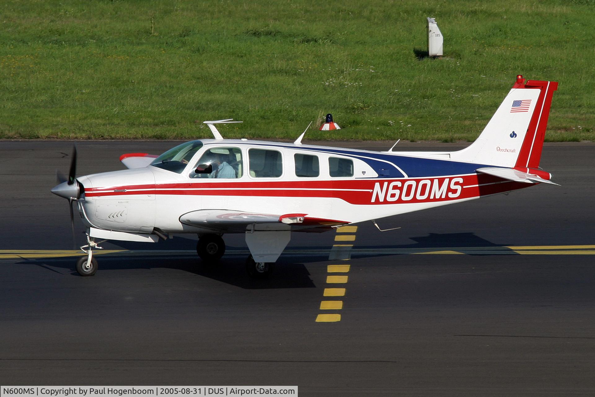 N600MS, 1977 Beech A36 Bonanza 36 C/N E-995, Camera Canon 10D