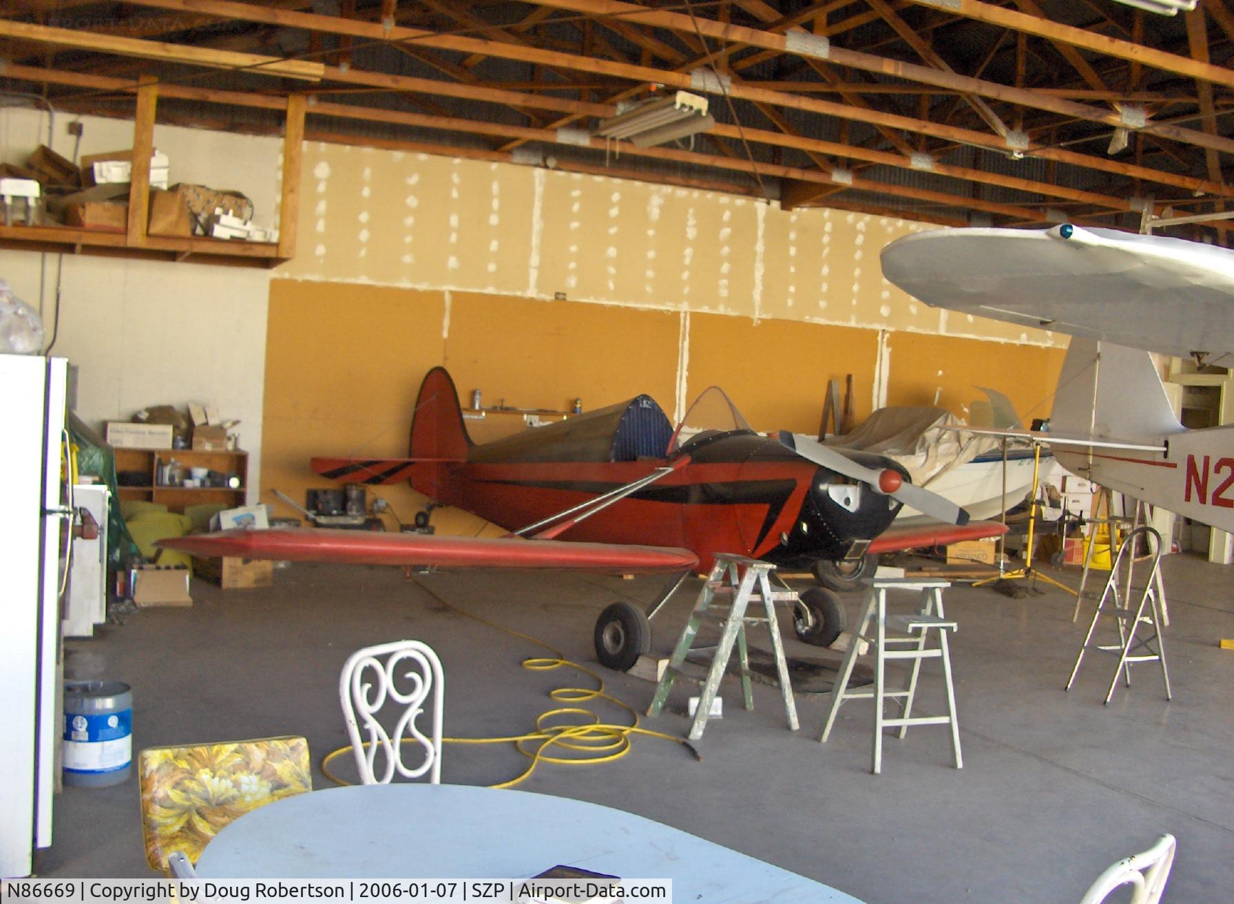 N86669, 1962 Stits SA-3A Playboy C/N P-706, 1962 Stits PLAYBOY SA-3A, Continental C75 75 Hp per owner